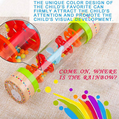Montessori Rain Stick Rattle for Sensory Play and Music