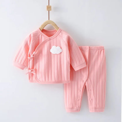 Newborn Baby Set for Boys and Girls - Long Sleeve T-Shirt & Pants