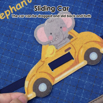 Montessori Busy Book for Toddlers - Animal Puzzle and Sensory Toy