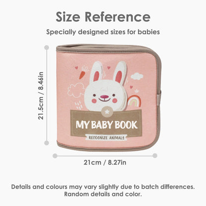 Montessori Busy Book for Toddlers - Animal Puzzle and Sensory Toy