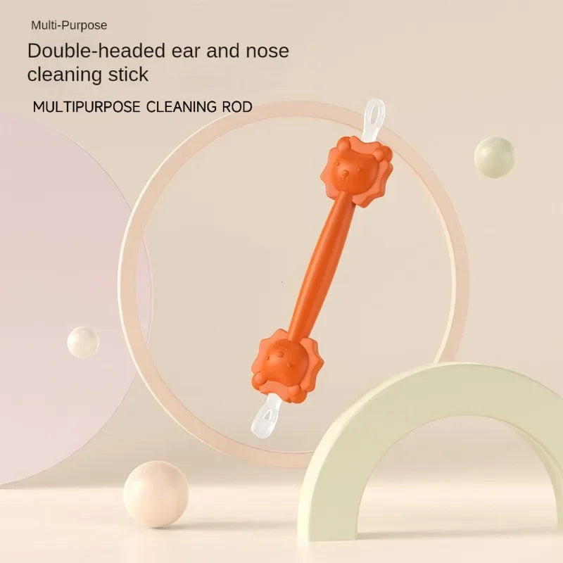Silicone Baby Ear Wax Cleaner with Double-Headed Spoon