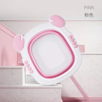 Foldable Baby Bath Tub for Travel - Lightweight & Compact