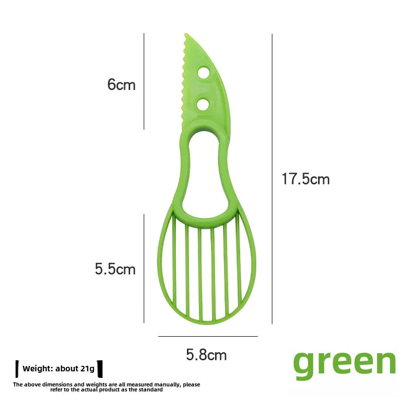3-in-1 Avocado Slicer Tool – Corer Peeler Cutter Kitchen Gadget