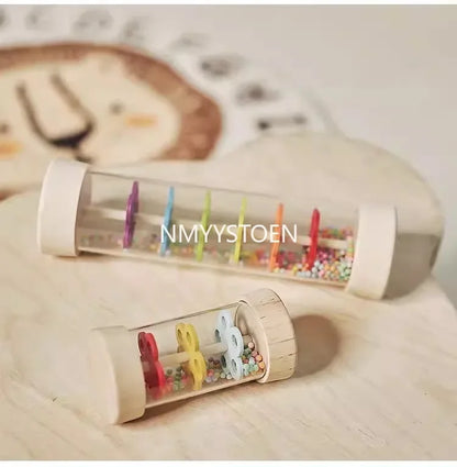 Wooden Rain Sound Pipe Toy for Early Educational Play