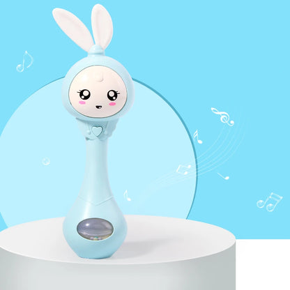Smart Bunny Musical Rattle Toy for Newborns and Infants