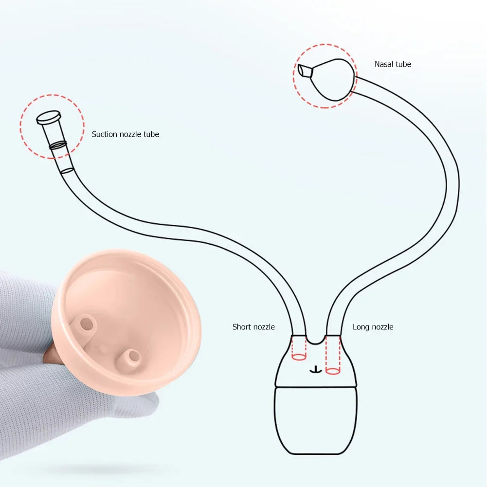 Washable Baby Nasal Suction Tool for Newborn Health Care