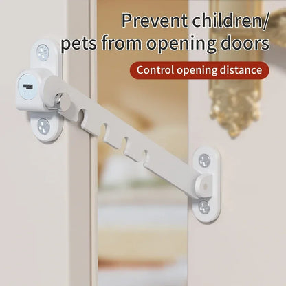 Adjustable Window Lock for Child Safety and Fall Prevention