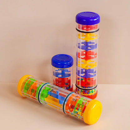 Montessori Rain Stick Rattle for Sensory Play and Music