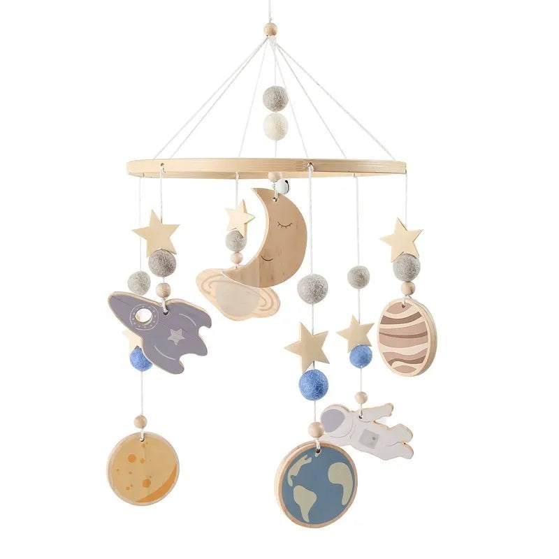 Musical Baby Cloud Rattle & Crib Mobile for Newborns