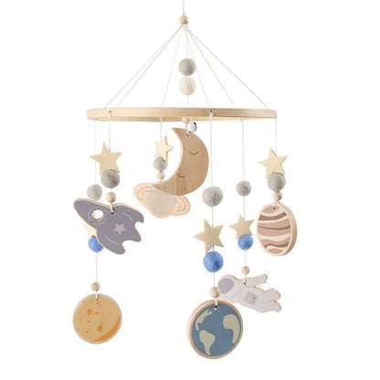 Musical Baby Cloud Rattle & Crib Mobile for Newborns