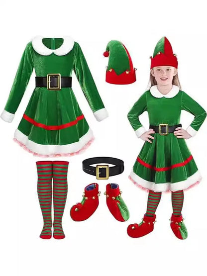 Baby Christmas Outfit - Elf on the Shelf Costume for Babies & Kids | Family Christmas Costume Set