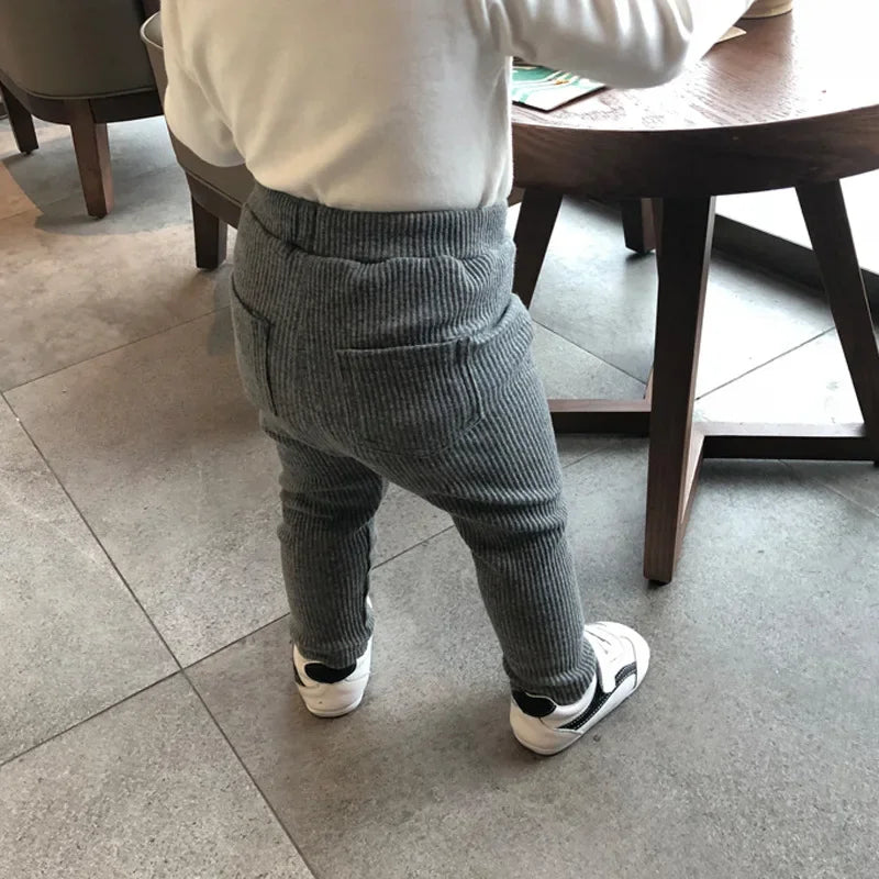 Cotton High Waist Leggings for Baby Girls and Boys