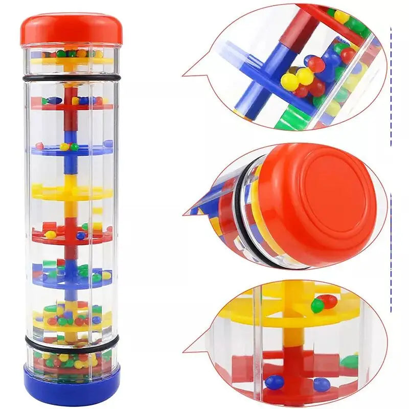 Montessori Rain Stick Rattle for Sensory Play and Music