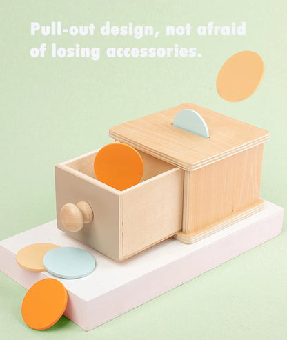 Montessori Wooden Sensory Toy for Infants - Color and Shape Match