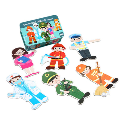 Alphabet and Number Wooden Puzzle for Toddlers 1-3 Years