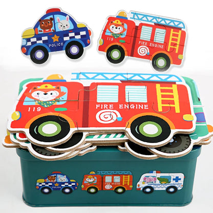 Alphabet and Number Wooden Puzzle for Toddlers 1-3 Years