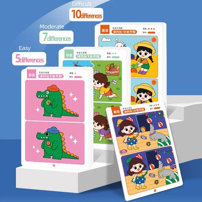 64-piece Montessori Educational Game Cards for Kids