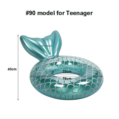 Mermaid Backrest Pool Float for Adults and Teens