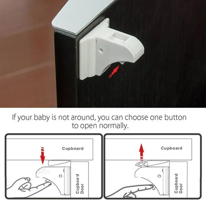 Magnetic Child Safety Lock for Drawers and Cabinets