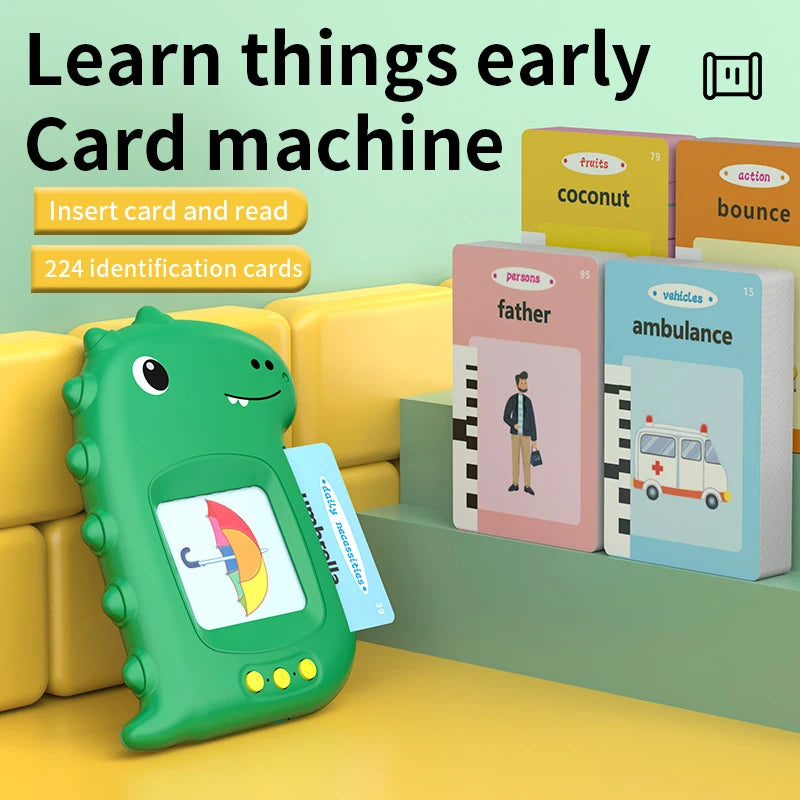 Interactive Flash Card Machine for Kids with Audio Learning