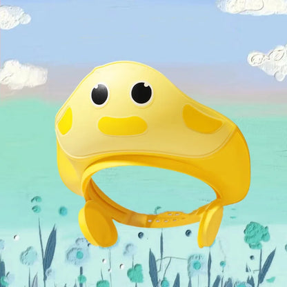 Soft Waterproof Baby Shower Cap for Eye & Ear Protection