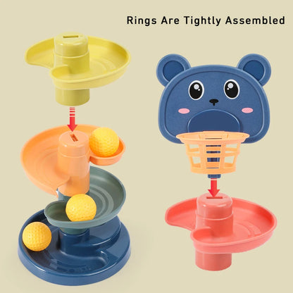 Montessori Rolling Ball Track for Babies 0-36 Months