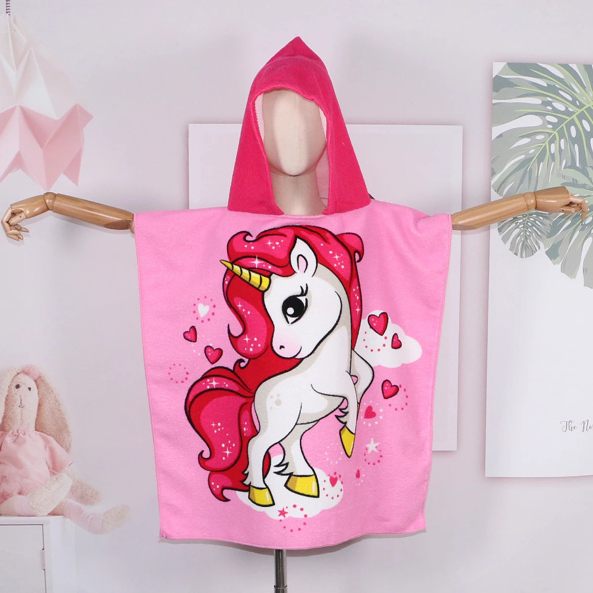 Dinosaur Hooded Bathrobe for Kids and Infants