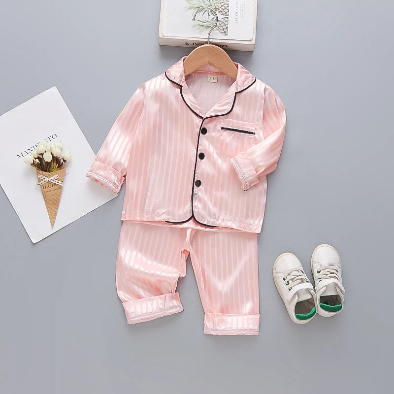 Baby Boys and Girls Long Sleeved Pajama Set 2-Piece Outfit