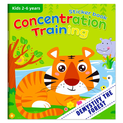 Kawaii Sticker Book for Kids - Educational DIY Puzzle Activity