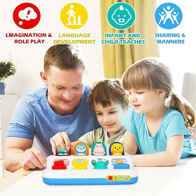 Montessori Cause and Effect Sensory Toy for Babies