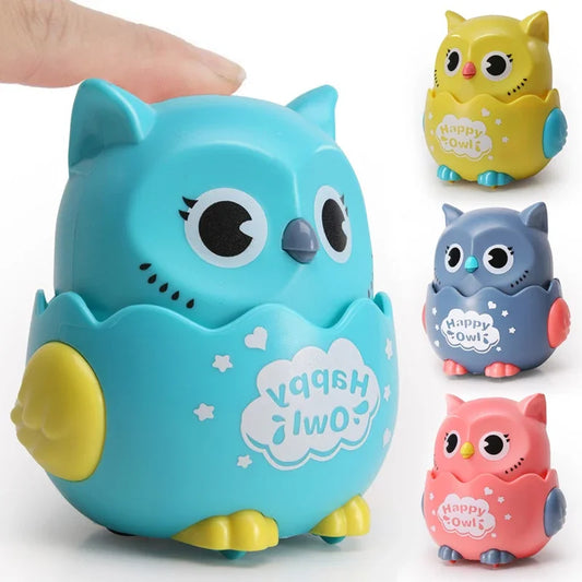Interactive Wind-Up Owl Toy for Kids - Fun Mechanical Play
