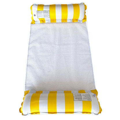 Inflatable Hammock Pool Float - Two Tube Folding Design