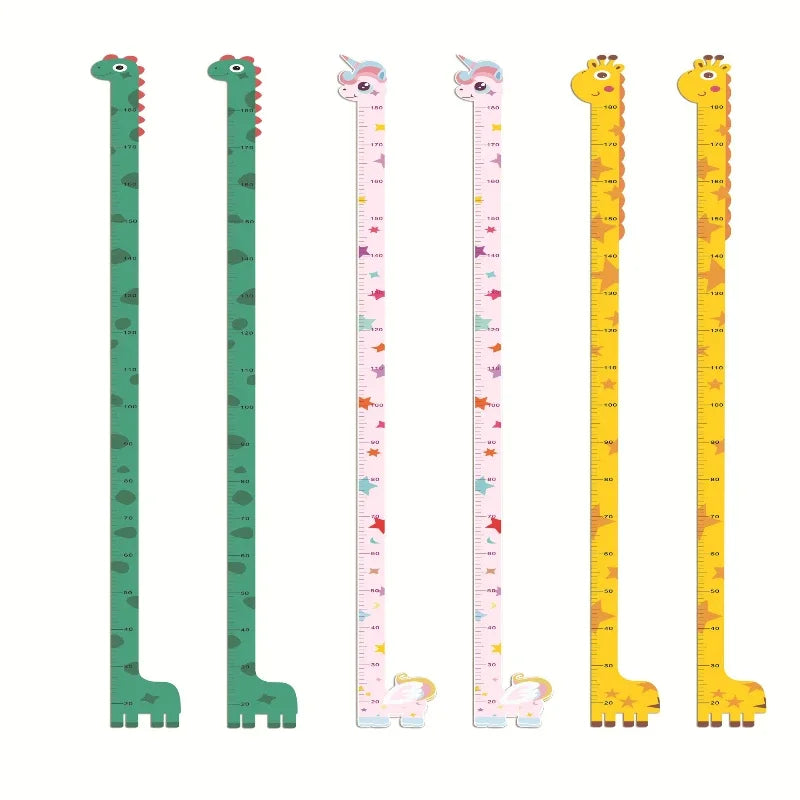 Giraffe Height Ruler Wall Sticker for Kids Nursery Decor