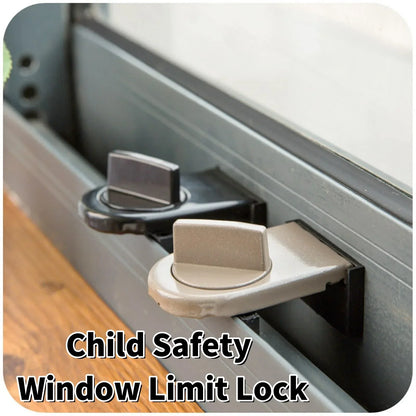 Child Safety Window Lock - Adjustable Security Latch