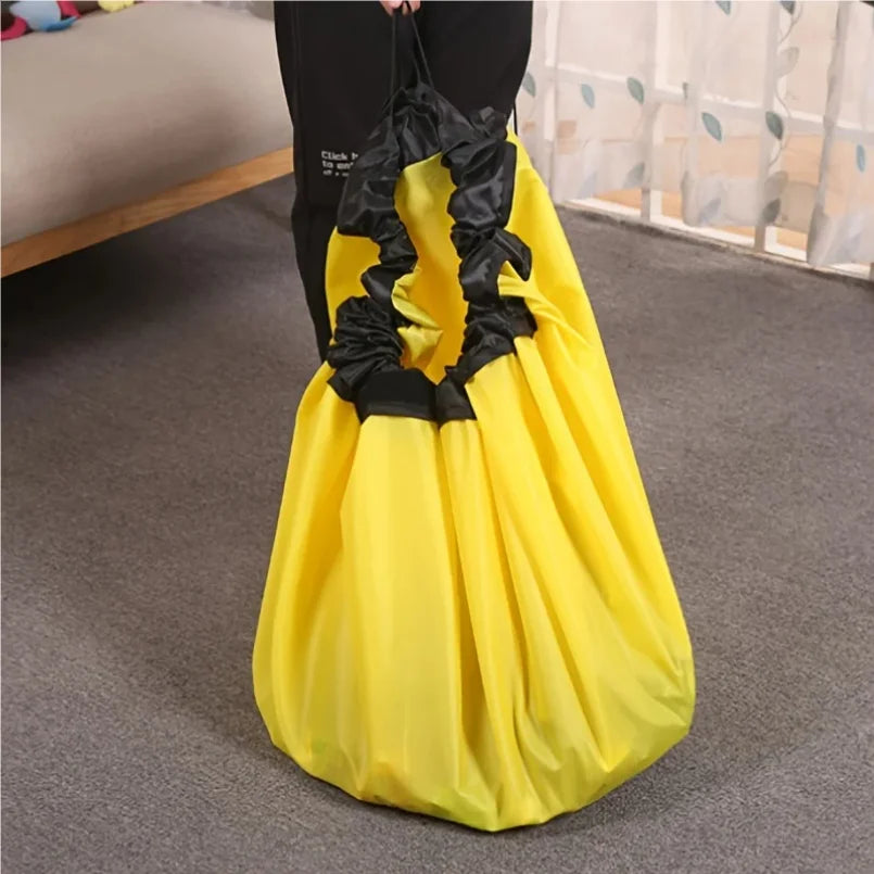 Kids' Large Storage Bag and Play Mat for Building Blocks