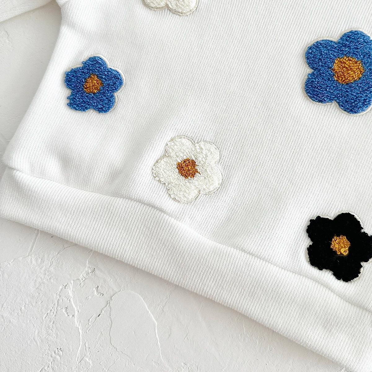 Floral Sweatshirt and Pants Set for Newborn Babies