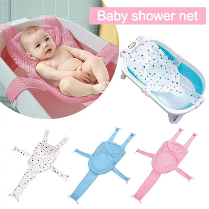 Adjustable Anti-Slip Baby Bath Cushion and Pillow Mat