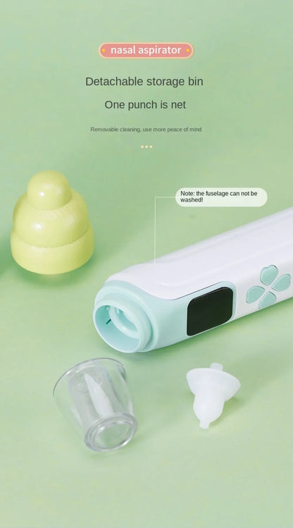 Silent Electric Nasal Aspirator for Babies - USB Rechargeable