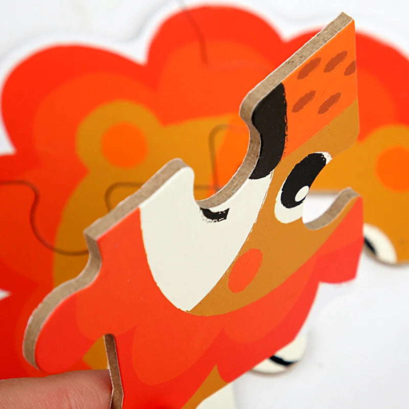 Alphabet and Number Wooden Puzzle for Toddlers 1-3 Years