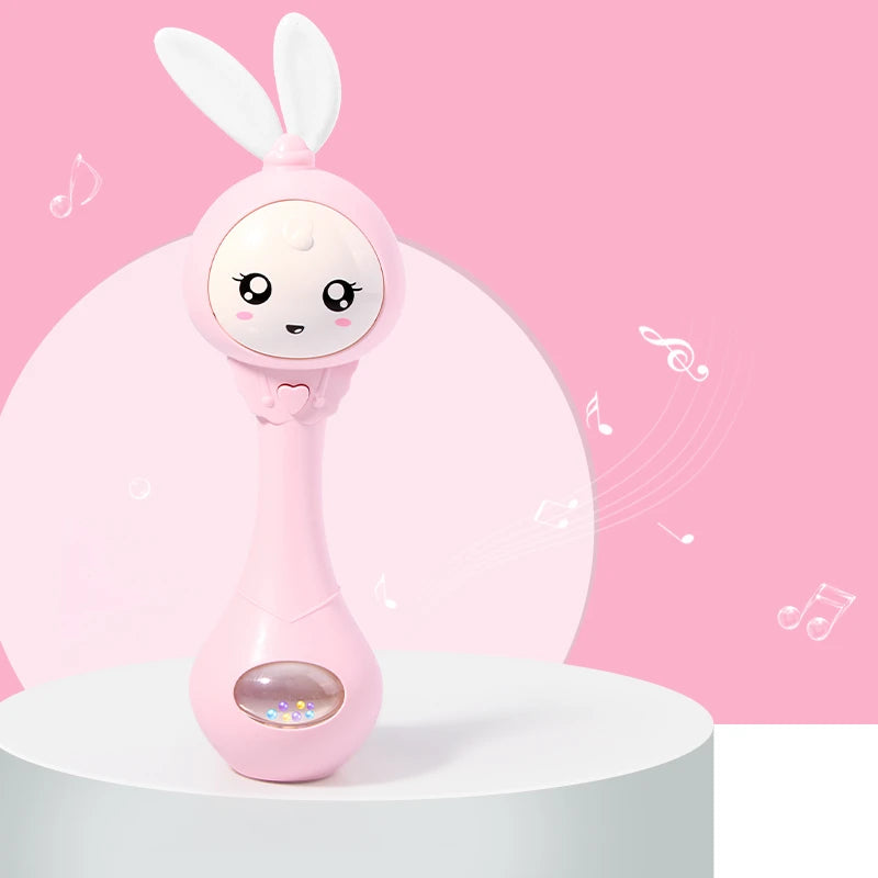 Smart Bunny Musical Rattle Toy for Newborns and Infants