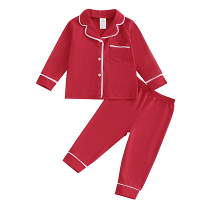 Toddler Fall Pajama Set for Boys and Girls - 10 Colors