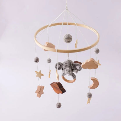 Musical Baby Cloud Rattle & Crib Mobile for Newborns
