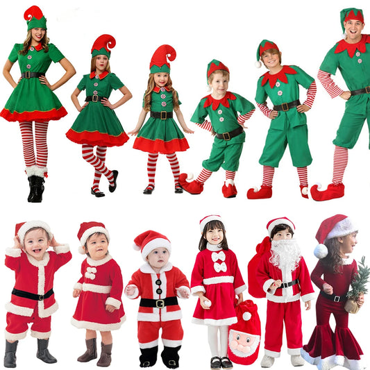 Baby Christmas Outfit - Elf on the Shelf Costume for Babies & Kids | Family Christmas Costume Set