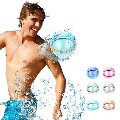 Reusable 6.5cm Water Balls with Magnetic Closure для Summer Fun