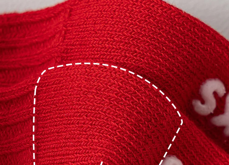 Toddler Christmas Anti-Slip Socks with Santa Design, 0-3 Years