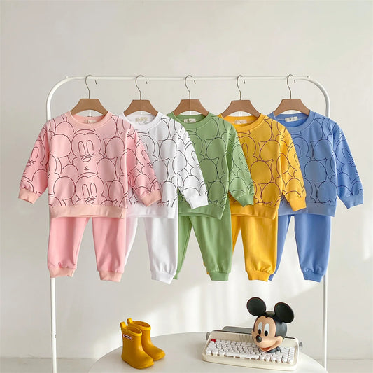 Mickey Mouse Baby Sweatshirt Set for Toddler Boys and Girls