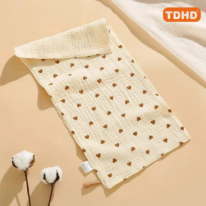 Cotton Muslin Baby Face Towel and Burp Cloth Set