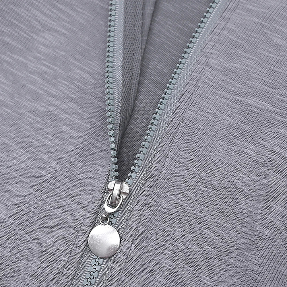 Rabbit Ears Hooded Baby Bodysuit with Zipper for Boys and Girls
