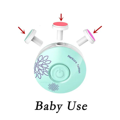 Electric Nail Trimmer for Babies and Kids - Safe Nail Care Tool