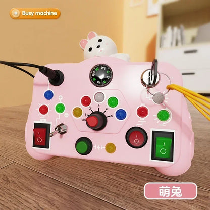 LED Light Switch Sensory Board for Toddlers 2-4 Years